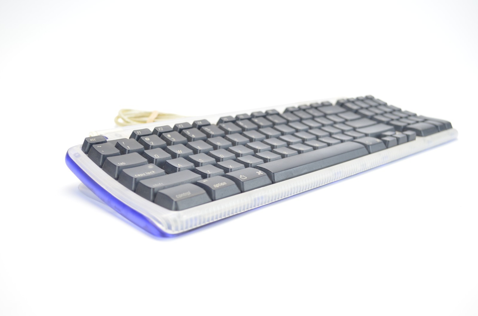 Apple USB Keyboard Purple Grape Vintage iMac 1998 Translucent M2452 Tested