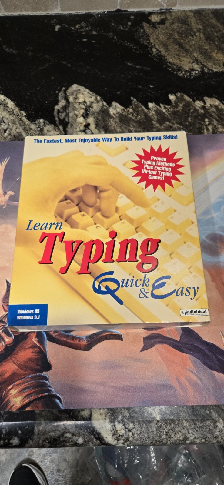 Learn Typing Quick & Easy PC CD-ROM And 4 Floppy Disk, Windows 95
