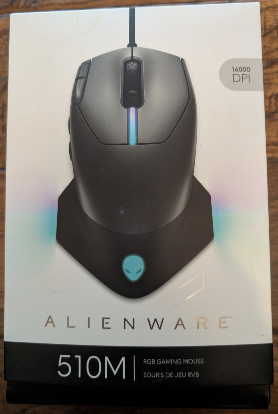 NEW OPEN BOX Dell Alienware AW510M Wired RGB Gaming Mouse 16000 DPI