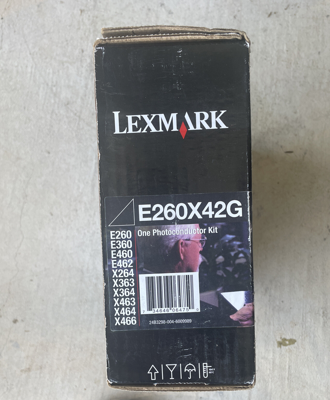 Lexmark E260X42G Photoconductor Kit
