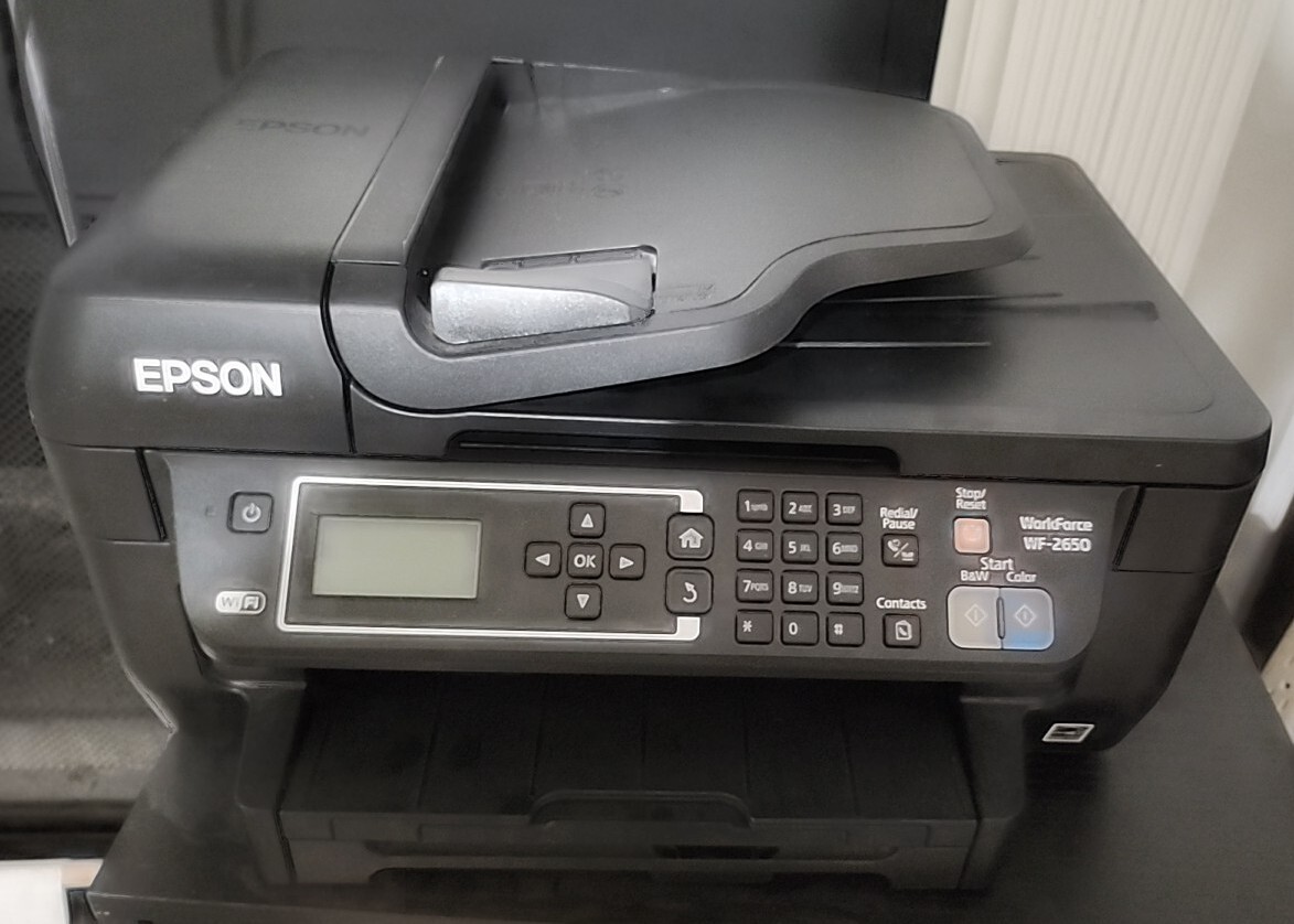 Epson WorkForce WF-2650 All-In-One Inkjet Printer [Used]