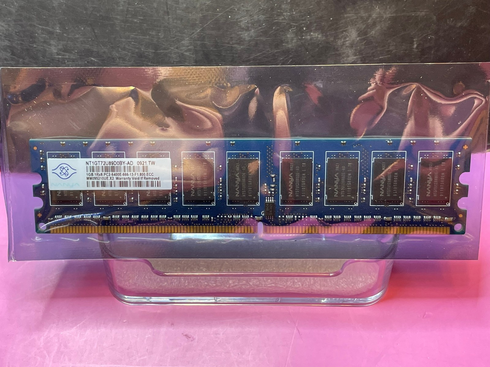 Nanya 1GB DDR2 PC2-6400 ECC Desktop RAM NT1GT72U89D0BY-AD 800MHz DIMM