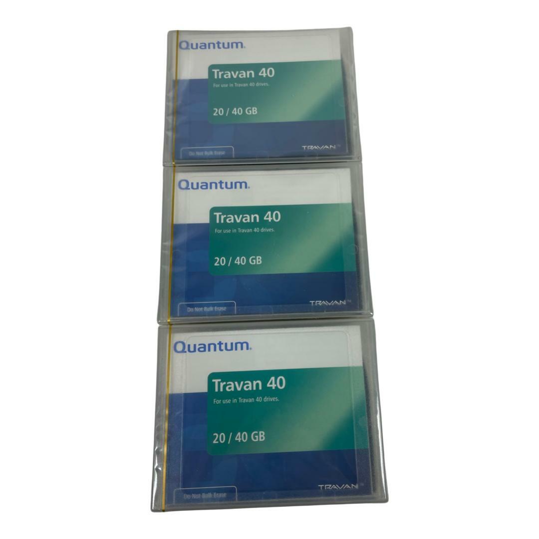 Quantum Travan Storage Media 20/40 GB - 3 Cartridges