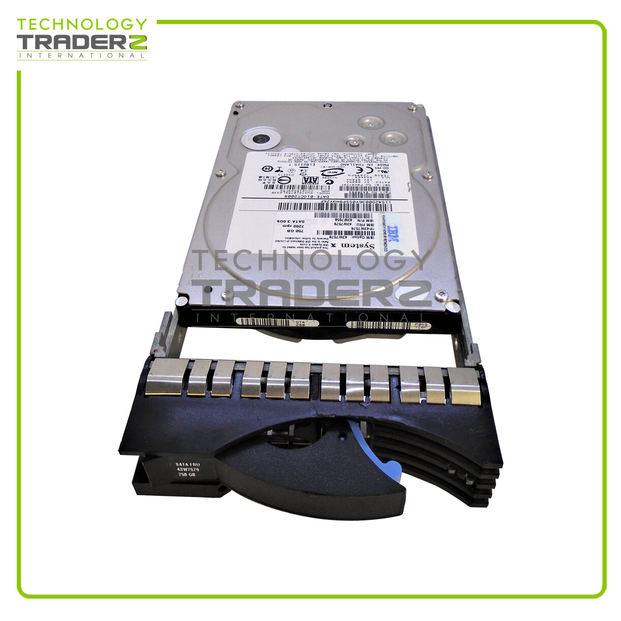 43W7576 IBM 750GB 7.2K SATA 3Gbps 3.5" Hard Drive 43W7579 43W7656 ***Pulled***