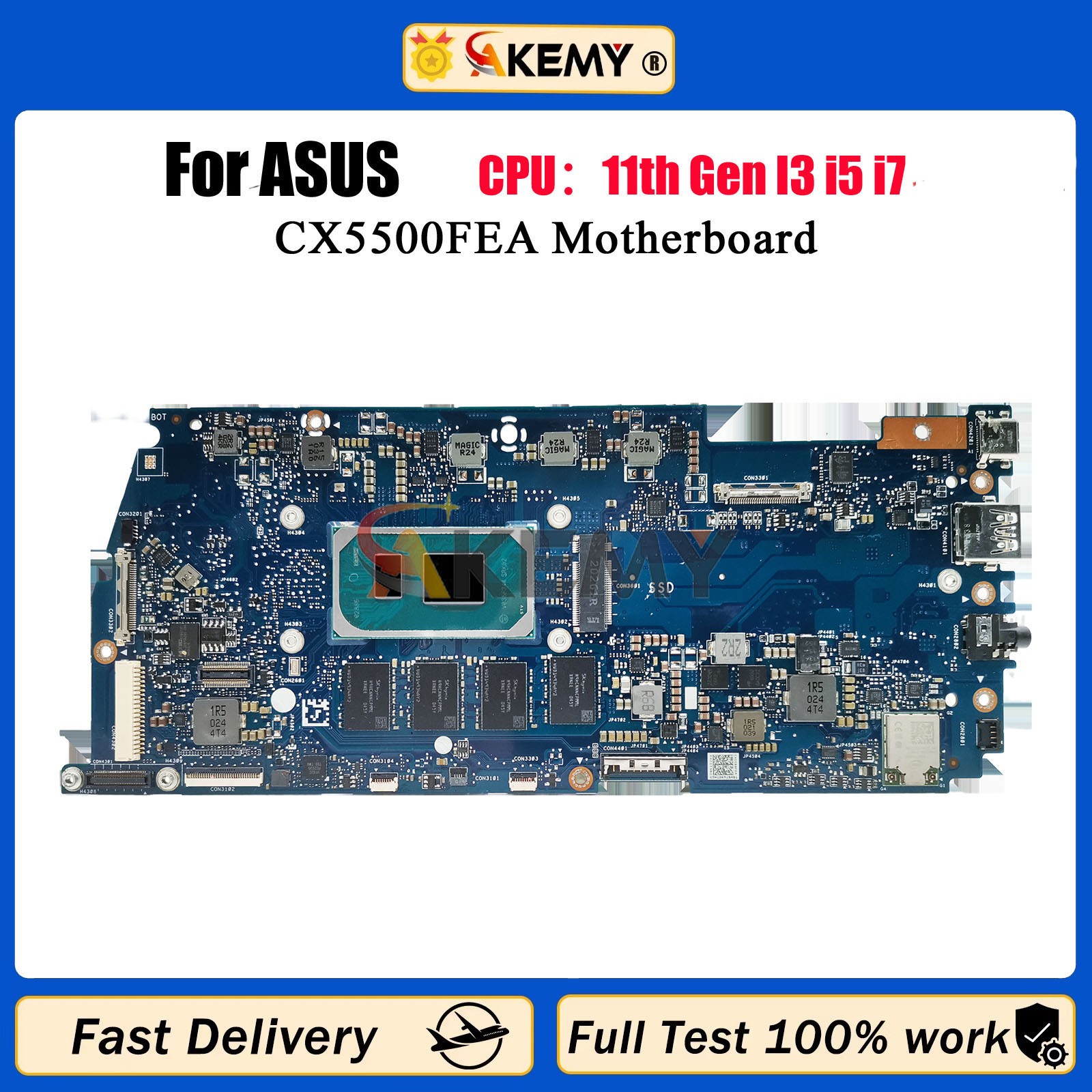 CX5500FEA Mainboard For ASUS CX5500F Motherboard W/ 11th Gen I3 i5 i7 Tests OK