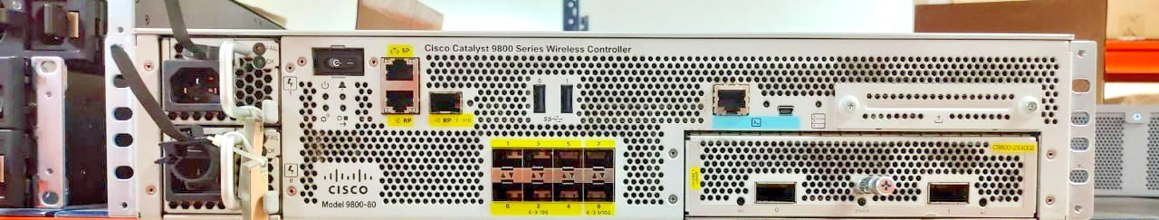 Cisco Catalyst C9800-80-K9 Wireless Controller w/ C9800-2X40GE 40G & Dual PSU