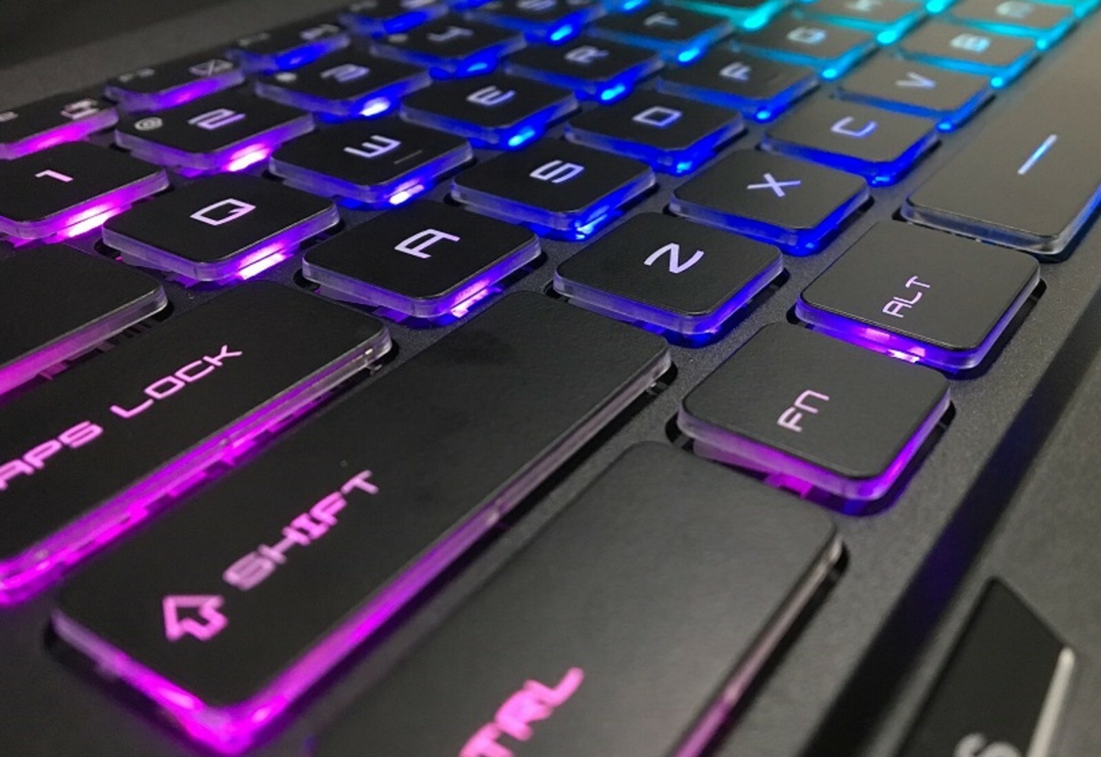 New Backlit Crystal Clear RGB Keyboard US English UI for MSI GP62MVR  GP72MVR