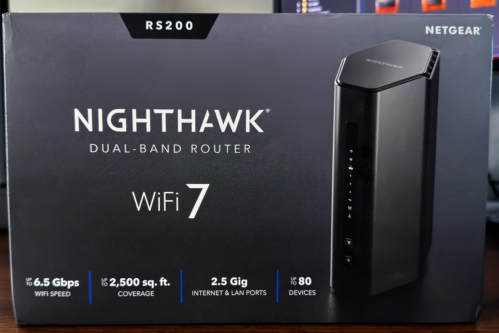 New NETGEAR Nighthawk RS200 WiFi 7 Router (BE6500)