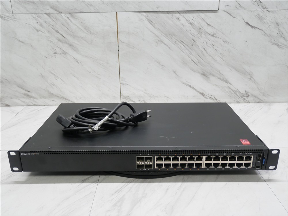 QSC Q-SYS NS-1124P Dell EMC N1124P-ON 24-Port PoE+ Network Switch TESTED