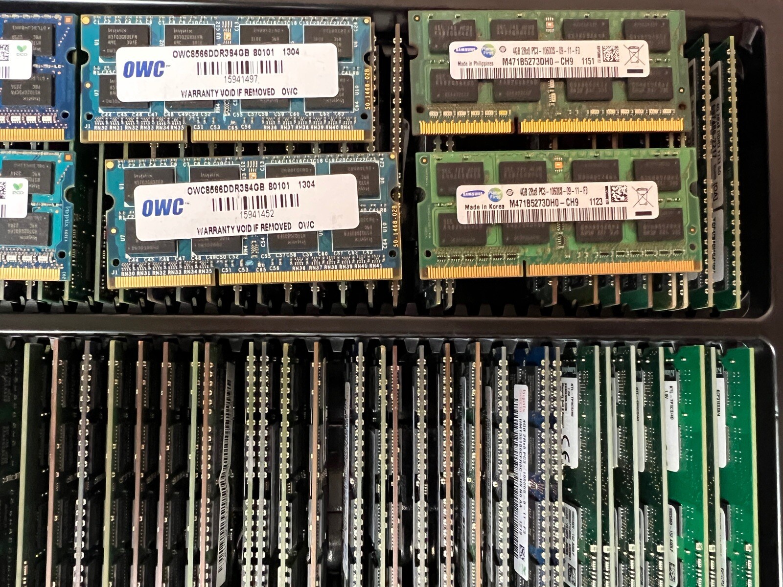 8GB (2x4GB)  Mix Brands DDR3 PC3-10600 or PC3-12800 PC3 Laptop RAM - 