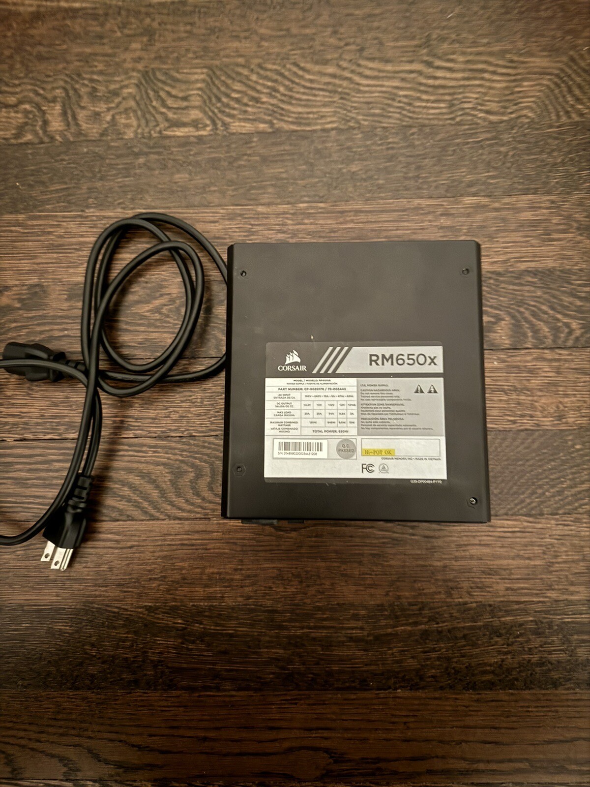 Corsair CX Series CX650M 650W 80 Plus Bronze Modular Power Supply - CP9020103NA