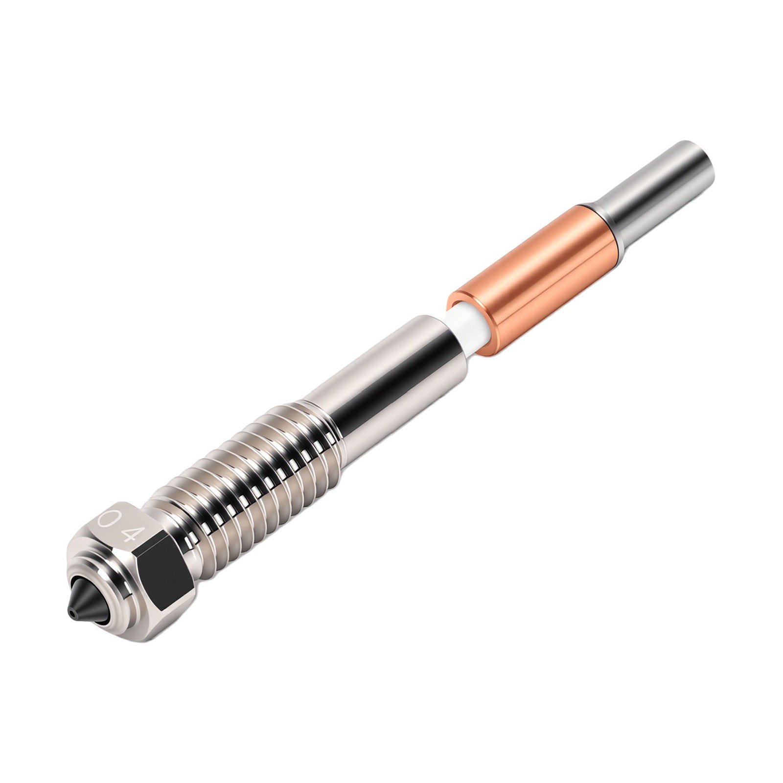 Bimetal Nozzle Fit For QIDI PLUS4 3D Printer Hardened Steel Tip Copper Body RVJX