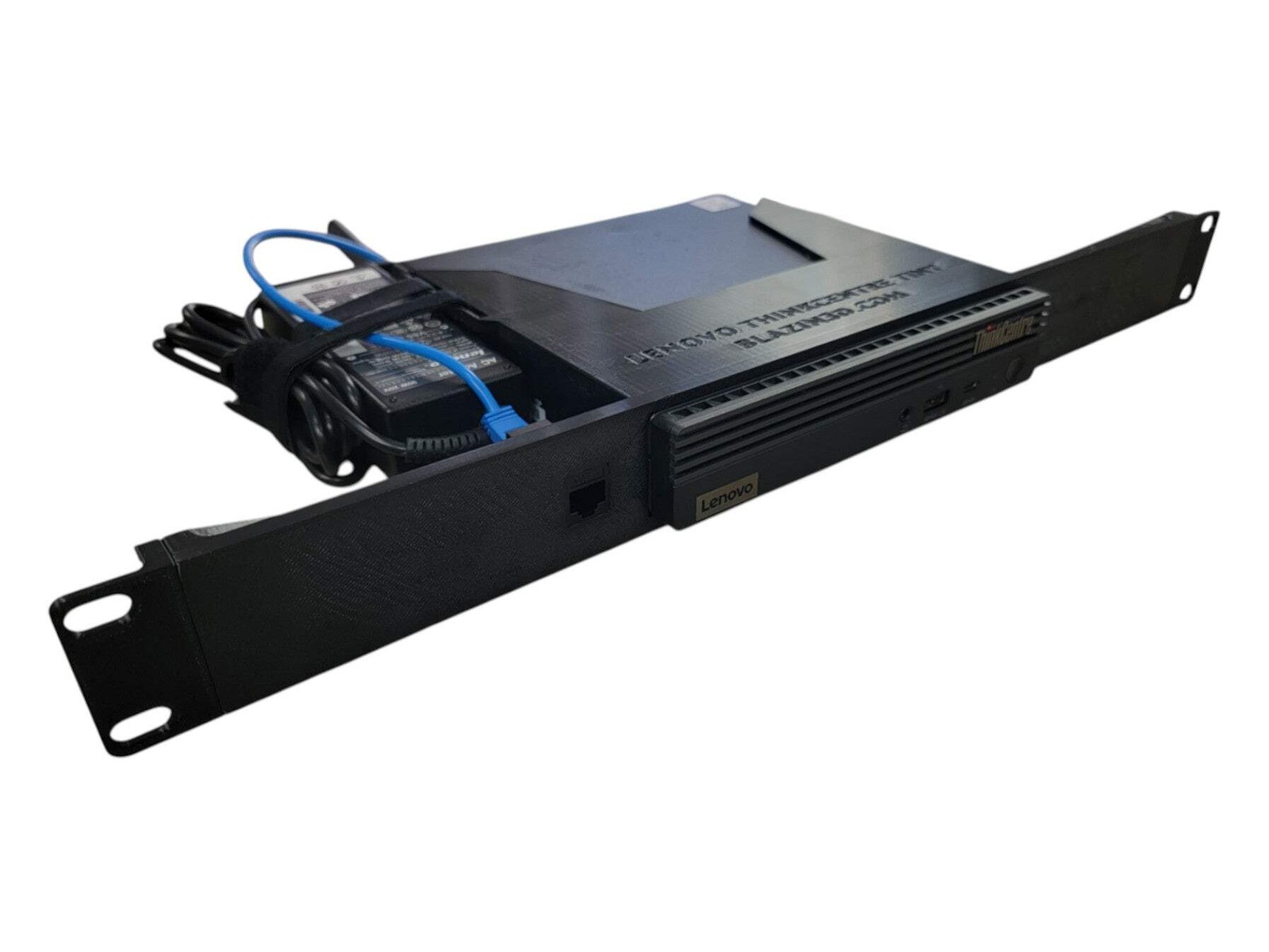 19-inch Rack Mount for Lenovo ThinkCentre Tiny PC, M75Q M80Q M90Q Series