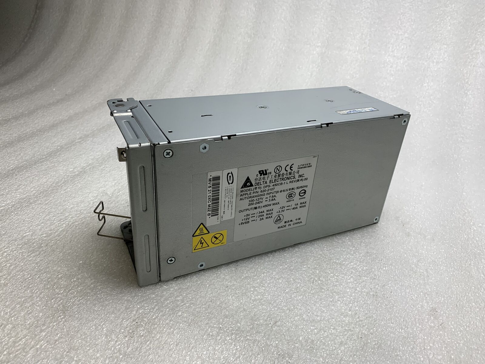 Delta Apple Xserve RAID Power Supply PSU 620-2107 DPS-450CB-1 450W Power Tested