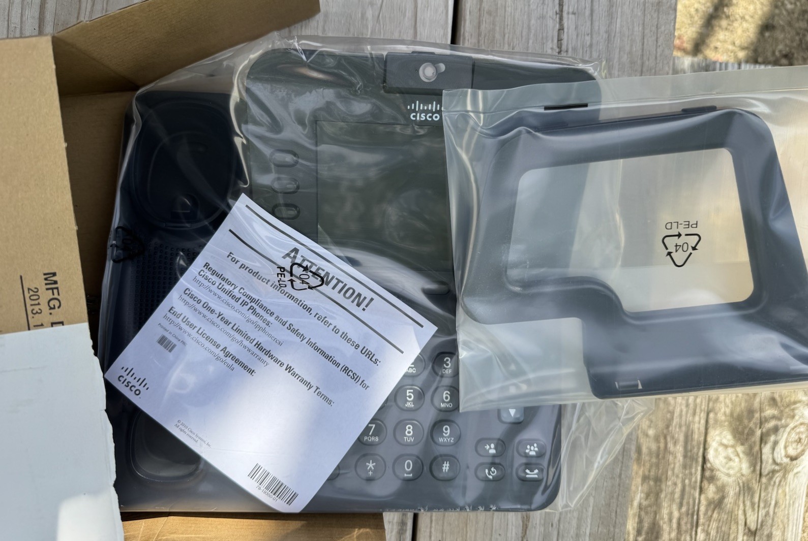 Cisco CP-8945-K9 Unified IP Video Phone VoIP Telefon Gigabit PoE New In Box