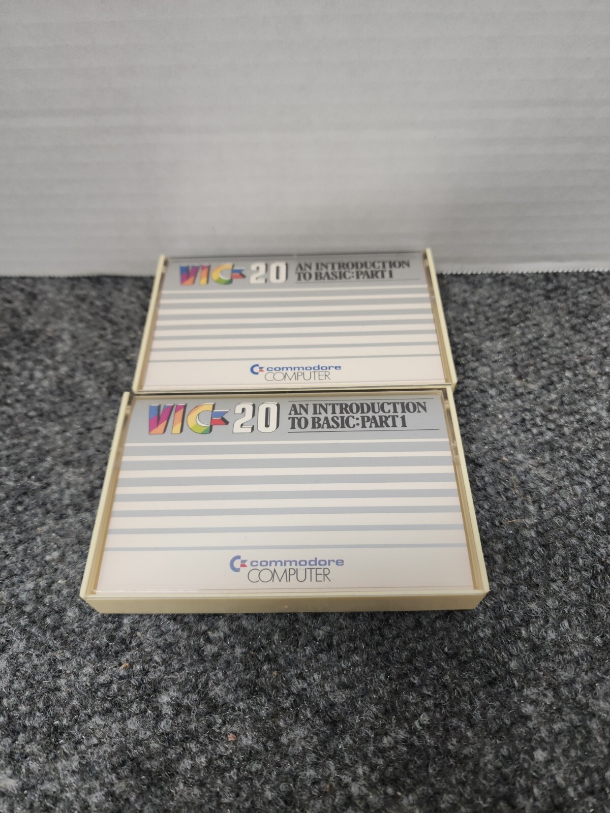 VTG RARE AN INTRODUCTION TO BASIC part 1 Commodore VIC-20 Cassettes
