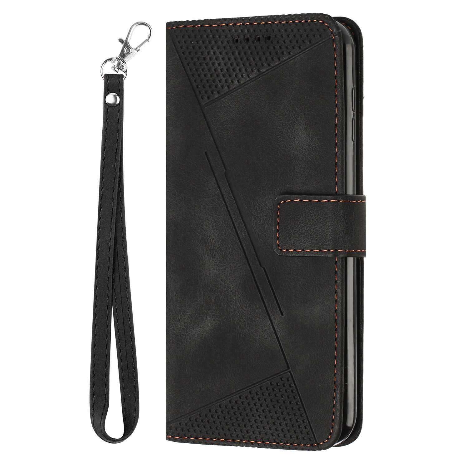Strap Flip Leather Wallet Cover Case For Oppo Reno 15 13 A5 A80 A6X Realme 16 15