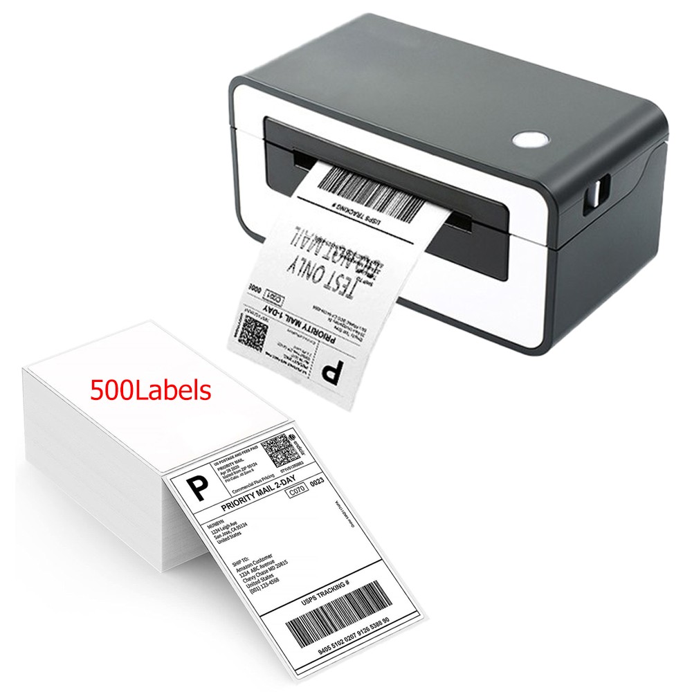 Thermal Shipping Label Printer 4"X6" Address Label Maker for Shipping Lot +Label
