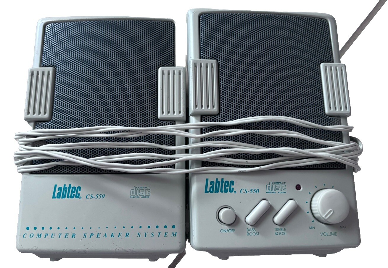 Labtec Computer Speaker System Model CS-550