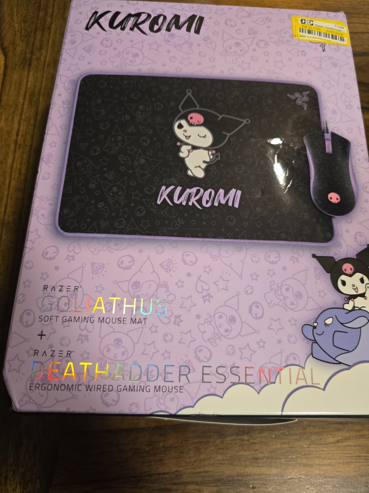 Razer DeathAdder Essential and Goliathus Mouse Mat Bundle - Kuromi
