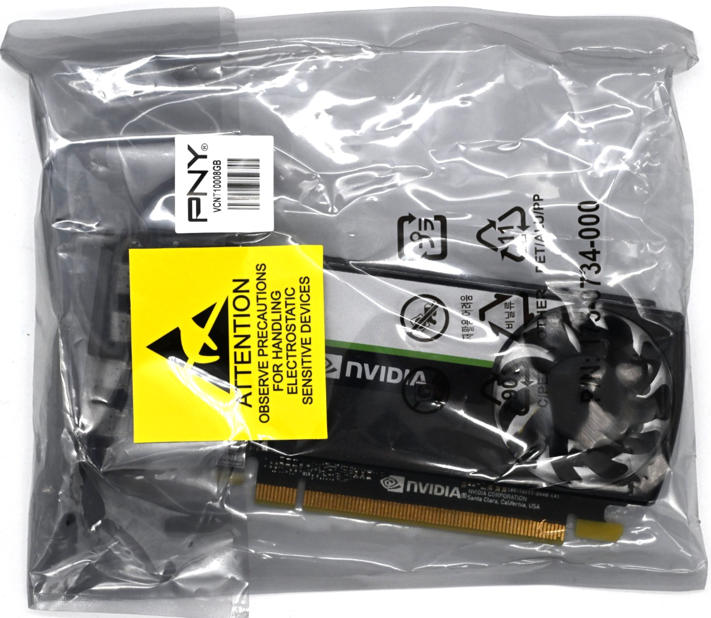 PNY Nvidia Quadro T1000 8GB GDDR6 PCIe Mini Display Full Height