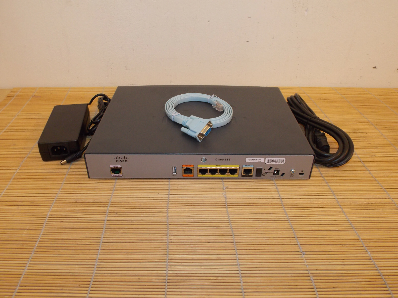 CISCO C888-K9 Fanless Router G.SHDSL SL-880-AIS VPN 