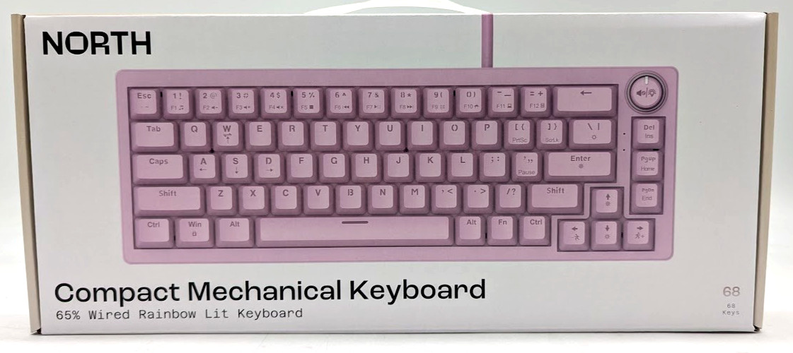 *NEW* North Base Computer Keyboard - Pink