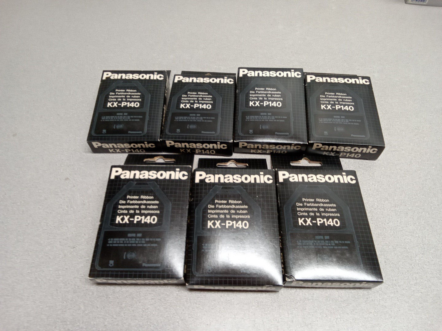 Panasonic KX-P140 Ink Ribbon New Old Stock Un Opened, 7 Boxes