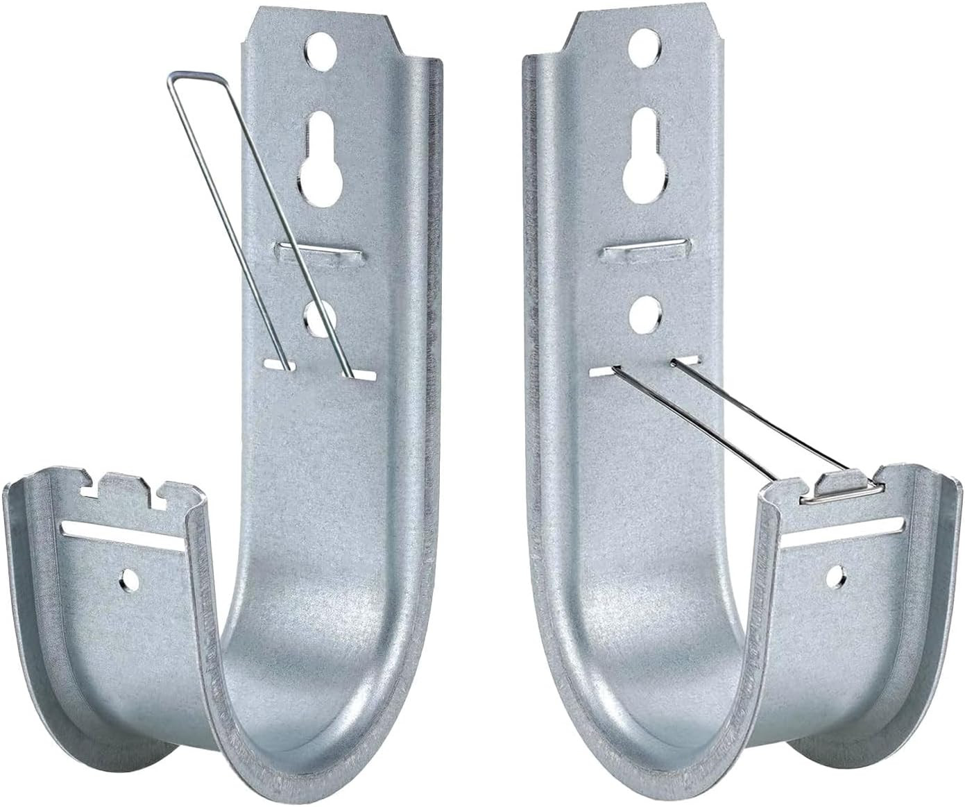 25 Pack 2-Inch Galvanized Steel Cable Support J-Hooks