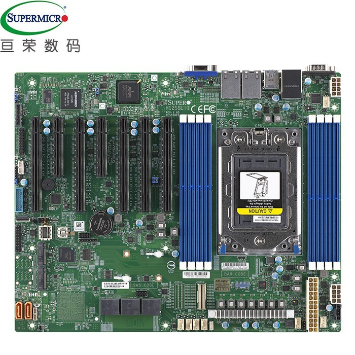 Supermicro H12SSL-I ATX SP3 Motherboard Compatible with AMD EPYC 7002/7703 Milan