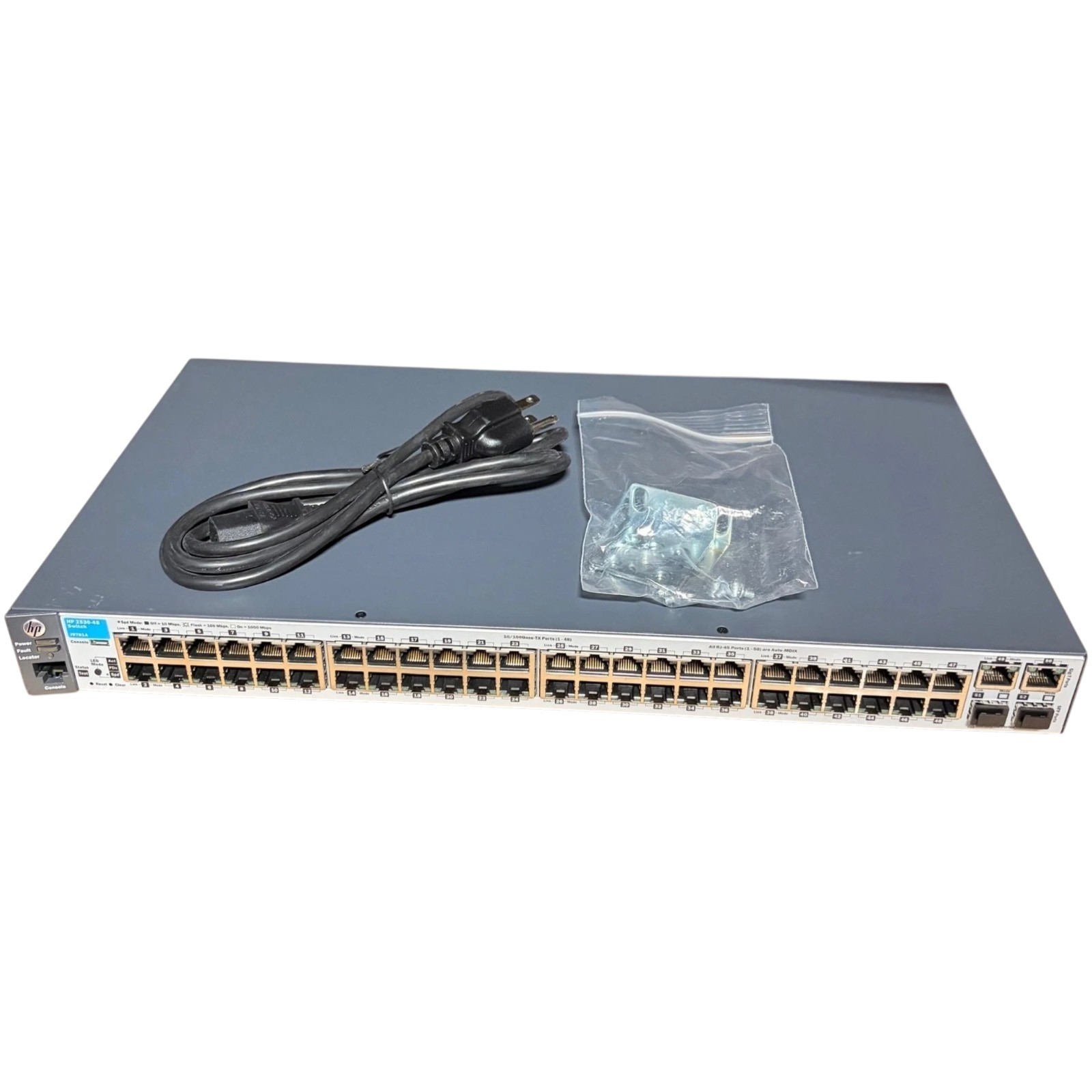 HP J9781A ARUBA 2530 48 Port 10/100 RJ-45 2 Base-T 2-SFP L2 Switch w/Rack Ears