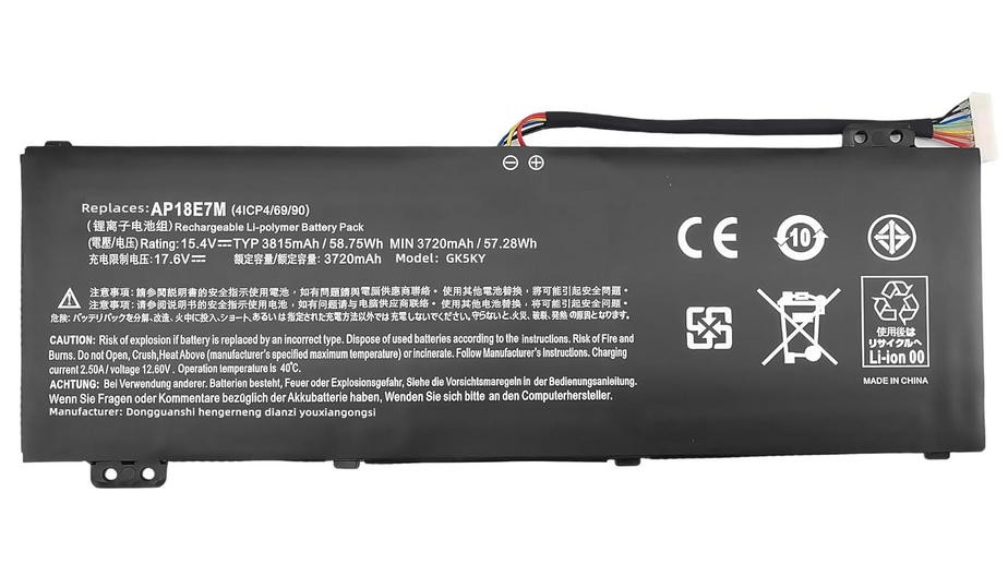 Genuine AP18E7M Battery for Acer Predator Helios 300 PH315-52 Triton PT315-51 