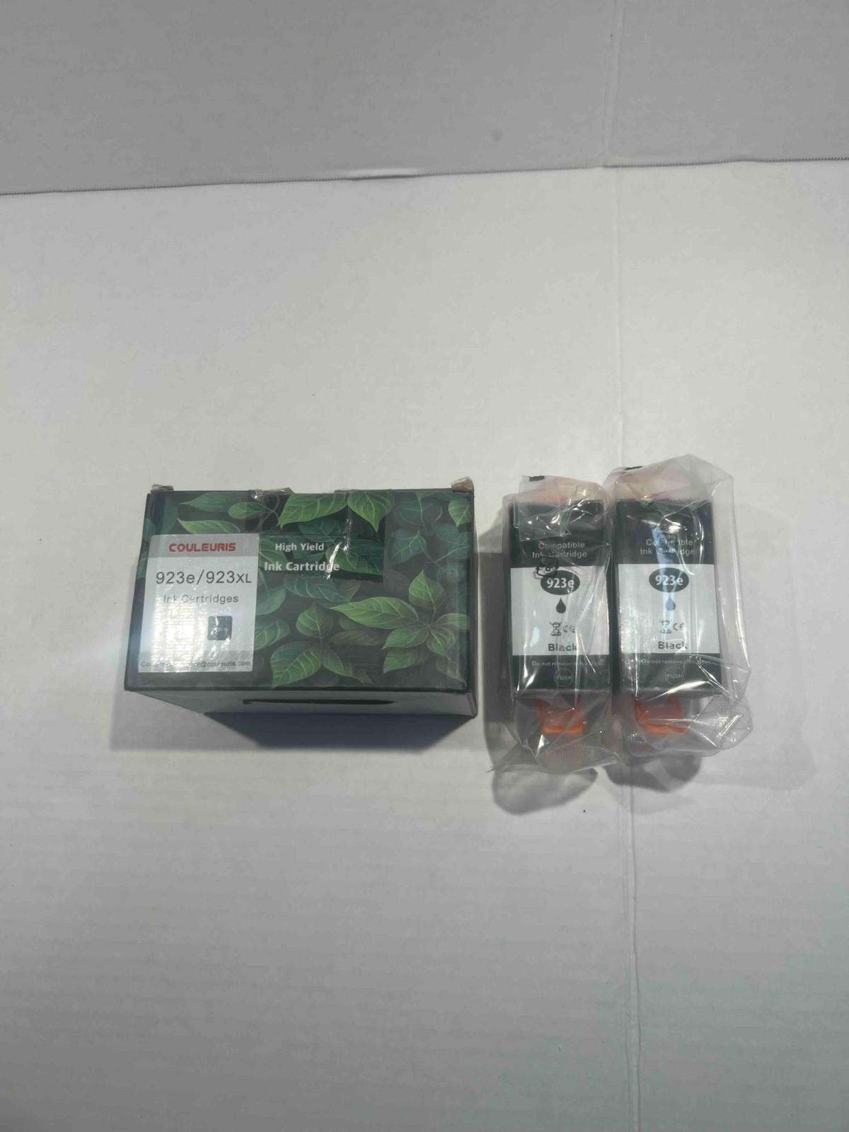 Couleuris 923e / 923XL High Yield Black Ink Cartridges 2-Pack Compatible