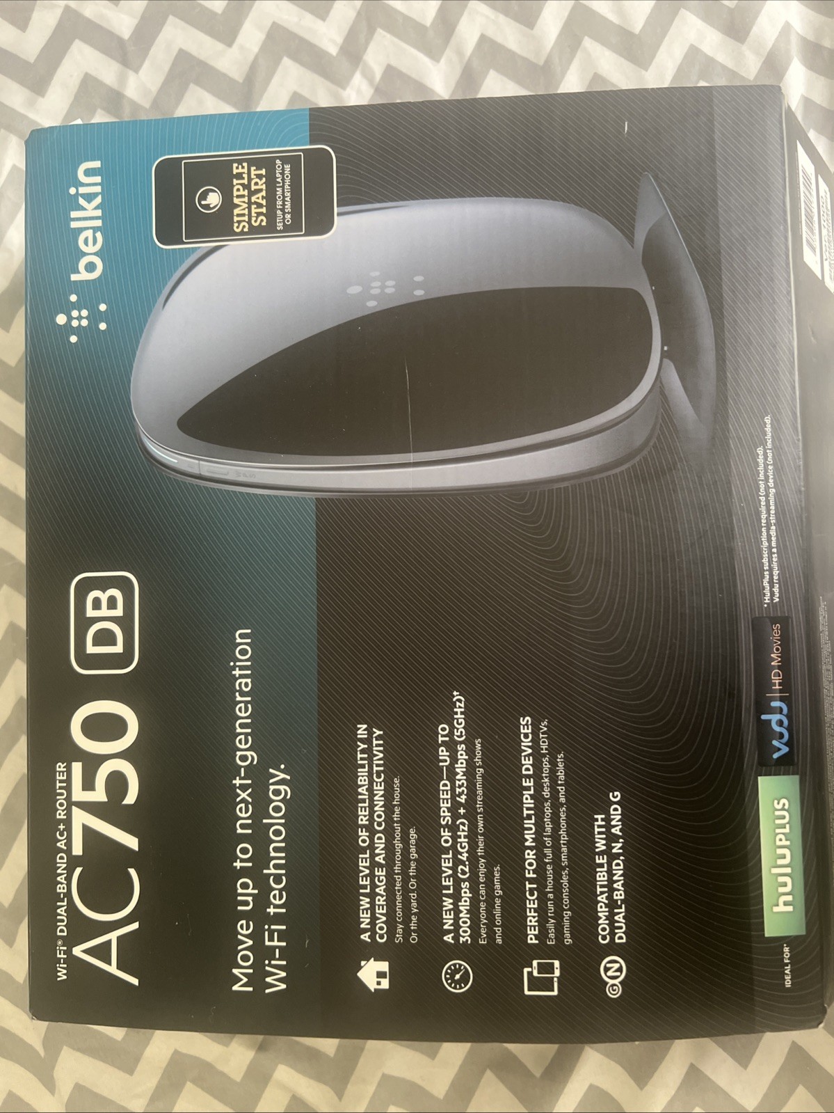Belkin AC750 Dual-Band Wi-Fi Router