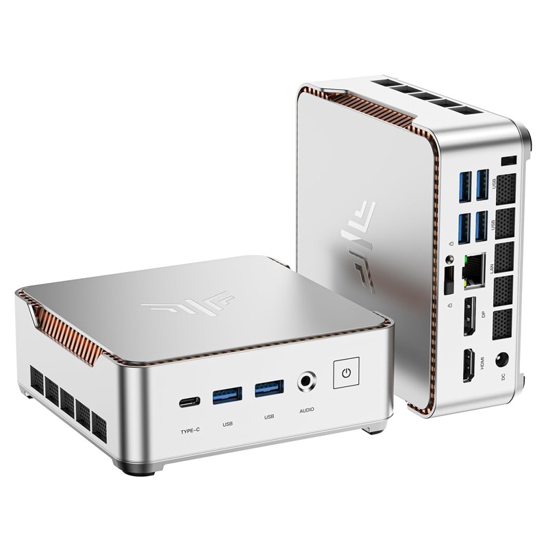 KAMRUI P2 Mini PC AMD Ryzen R2544(4C/8T, 3.7GHz) Win 11 Pro 16GB DDR4 512GB SSD