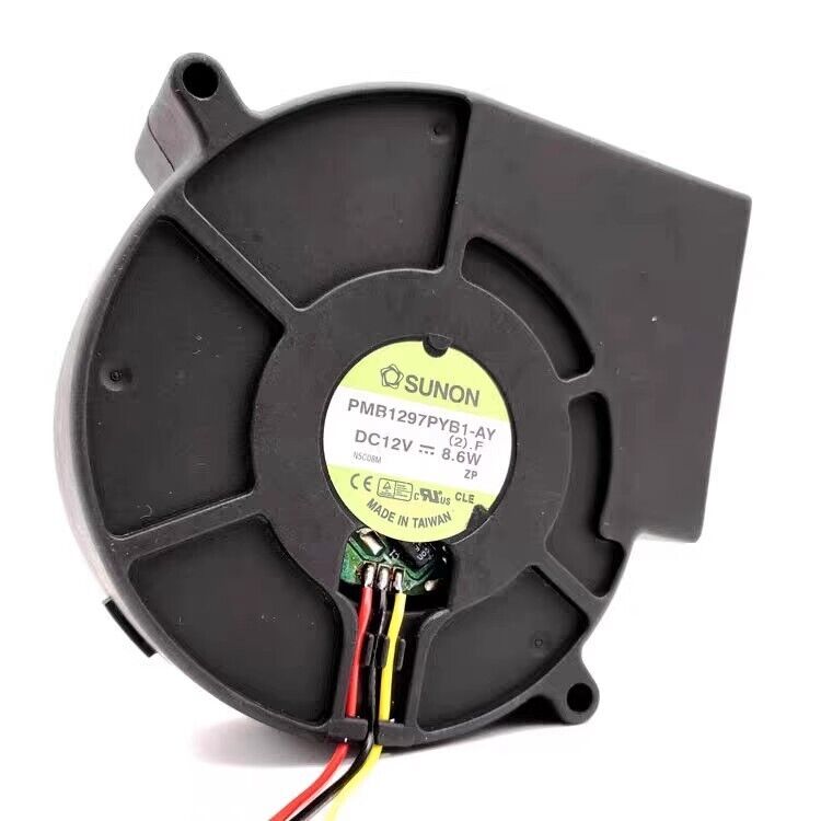 SUNON PMB1297PYB1-AY 12V 8.6W 9733 9.7cm Turbo Cooling Fan