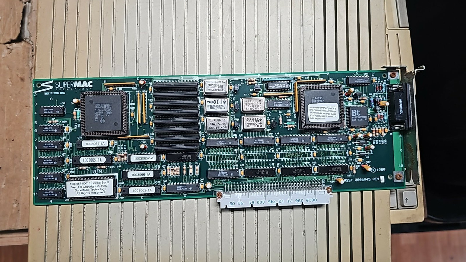 SuperMac Spectrum 8 Series III 8Bit Graphics Video Card NuBus Apple Macintosh II