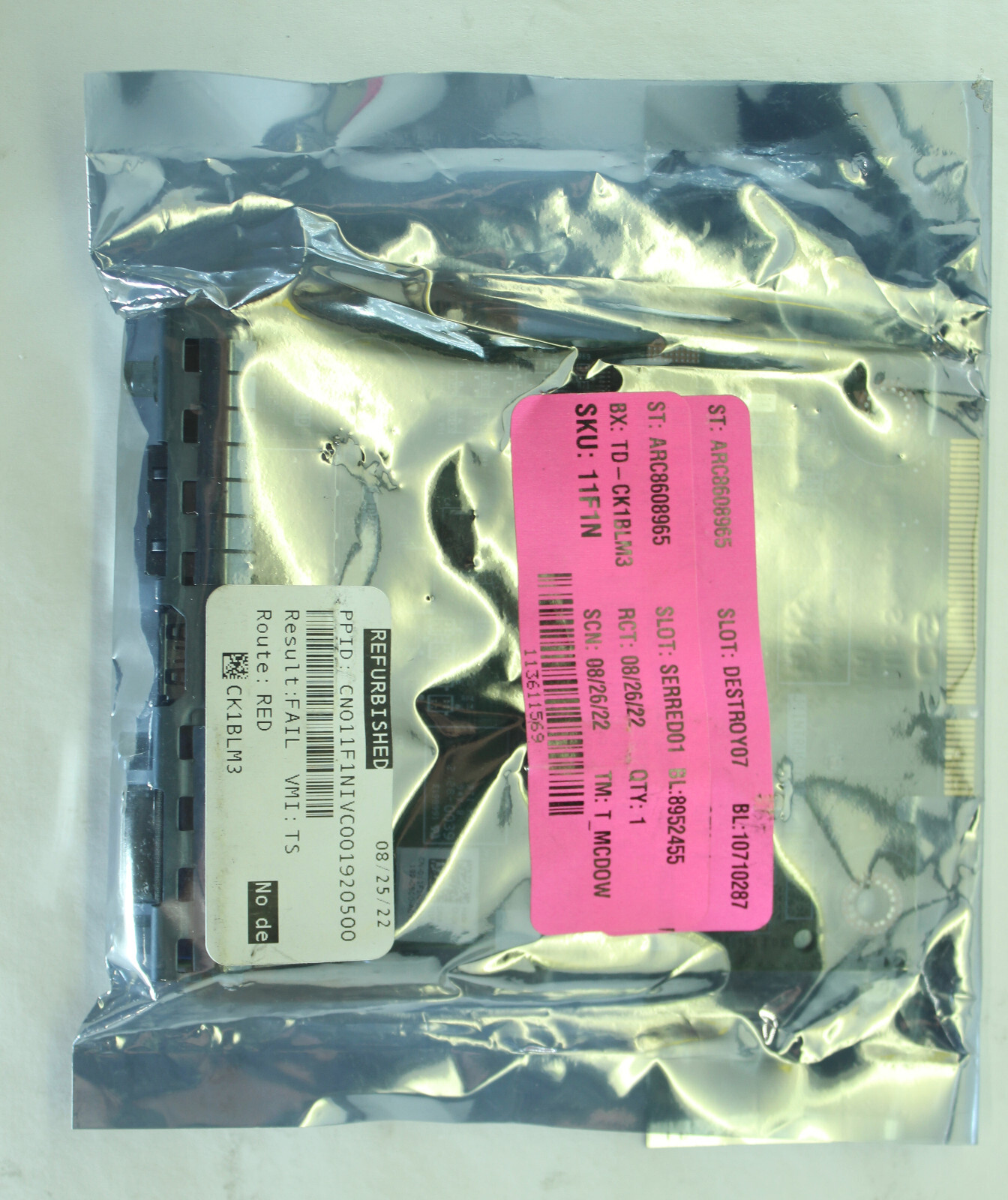 Dell IDRAC CRD I/O VGA Rear Input Output Board 0JCHC1