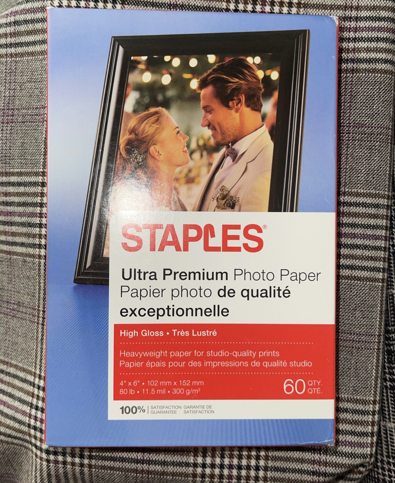 High Gloss Photo Printer Paper Staples Ultra Premium 4 X 6" Inch 60 Sheets NEW