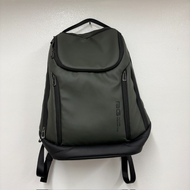 Bange 15.6 Inch Laptop Backpack One Size Future Aesthetics Green Tech Travel