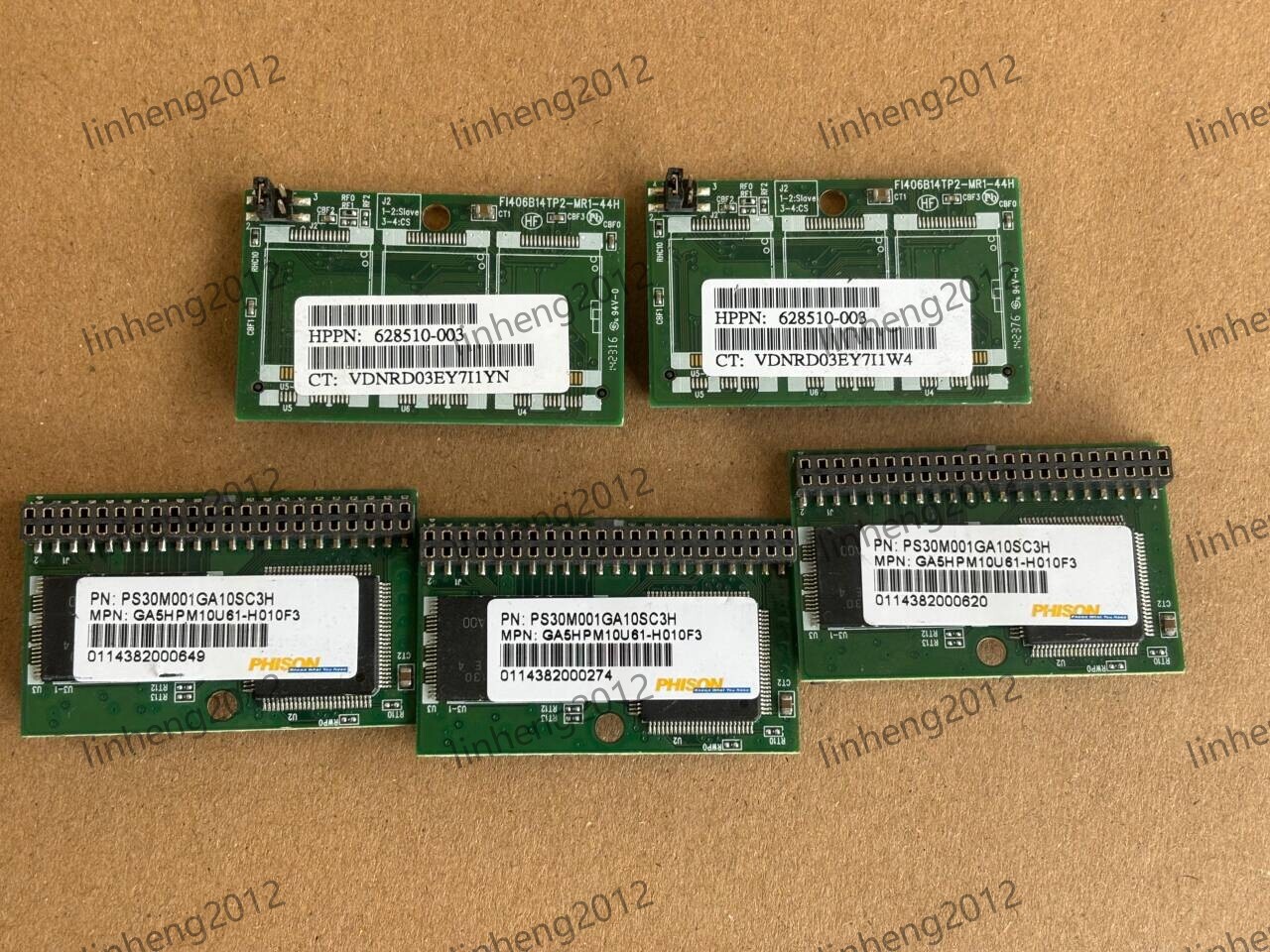 5PCS  Phison RoHS  44PIN 1GB 44-Pin IDE Flash Memory