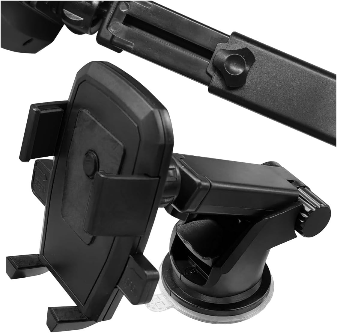 Car Phone Holder Mount 360 Rotatable Suction Cup Auto Smartphone Stand