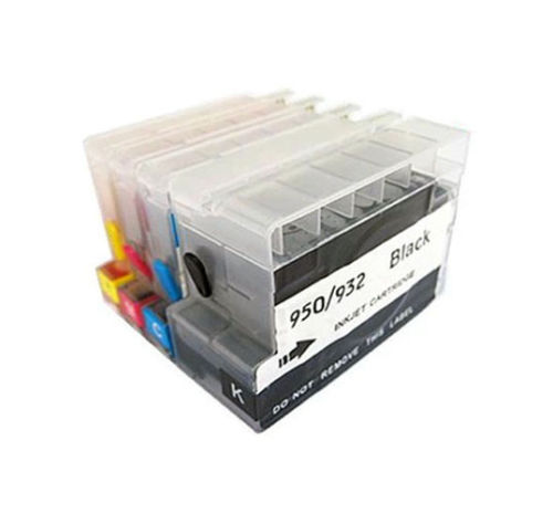 4 Pack Refillable Ink Cartridge For HP 932/933 Officejet 7612 Pro 6100 6600