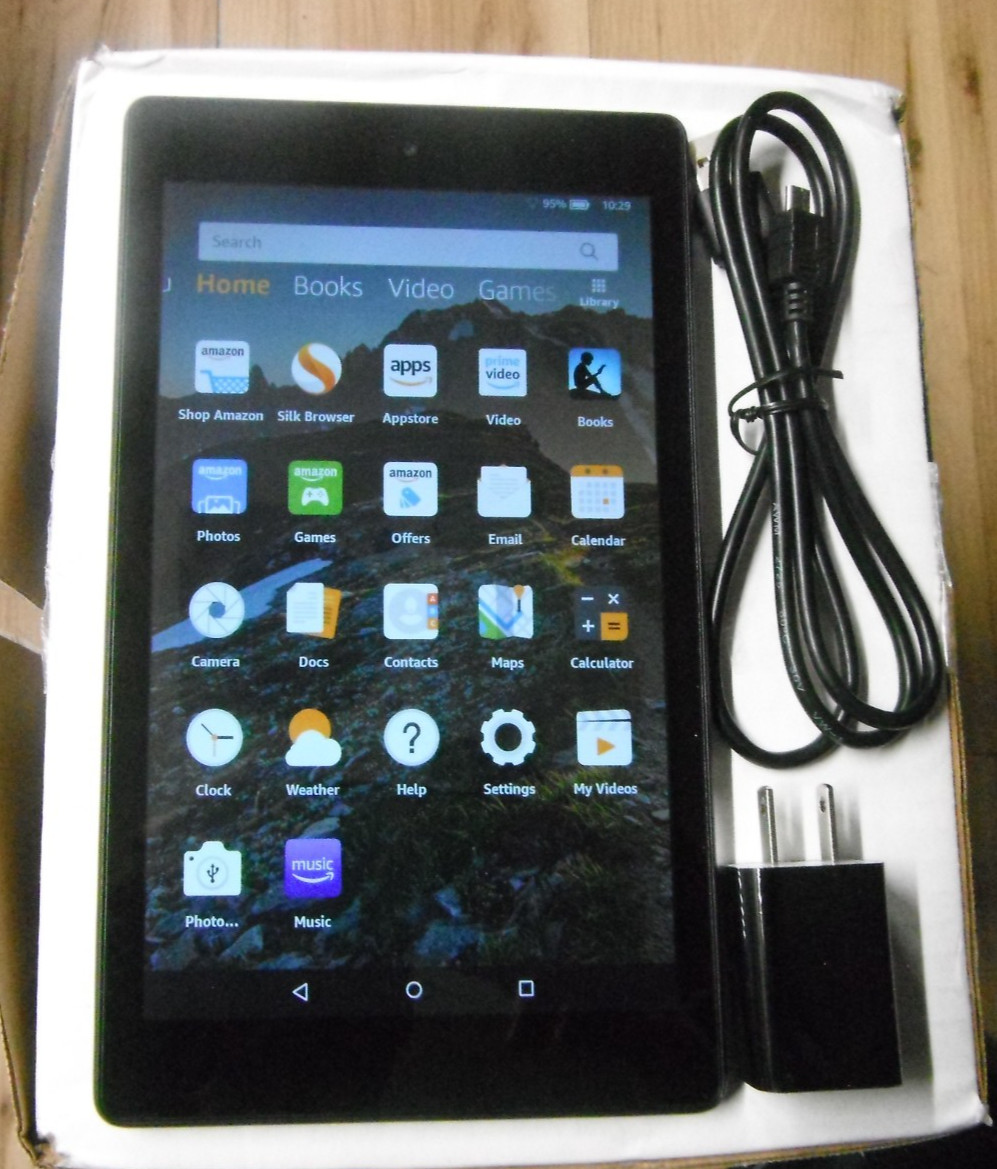 Amazon Fire 7 (9th Generation) 11.32 Wi-Fi 7" Tablet Model M8S26G WORKS