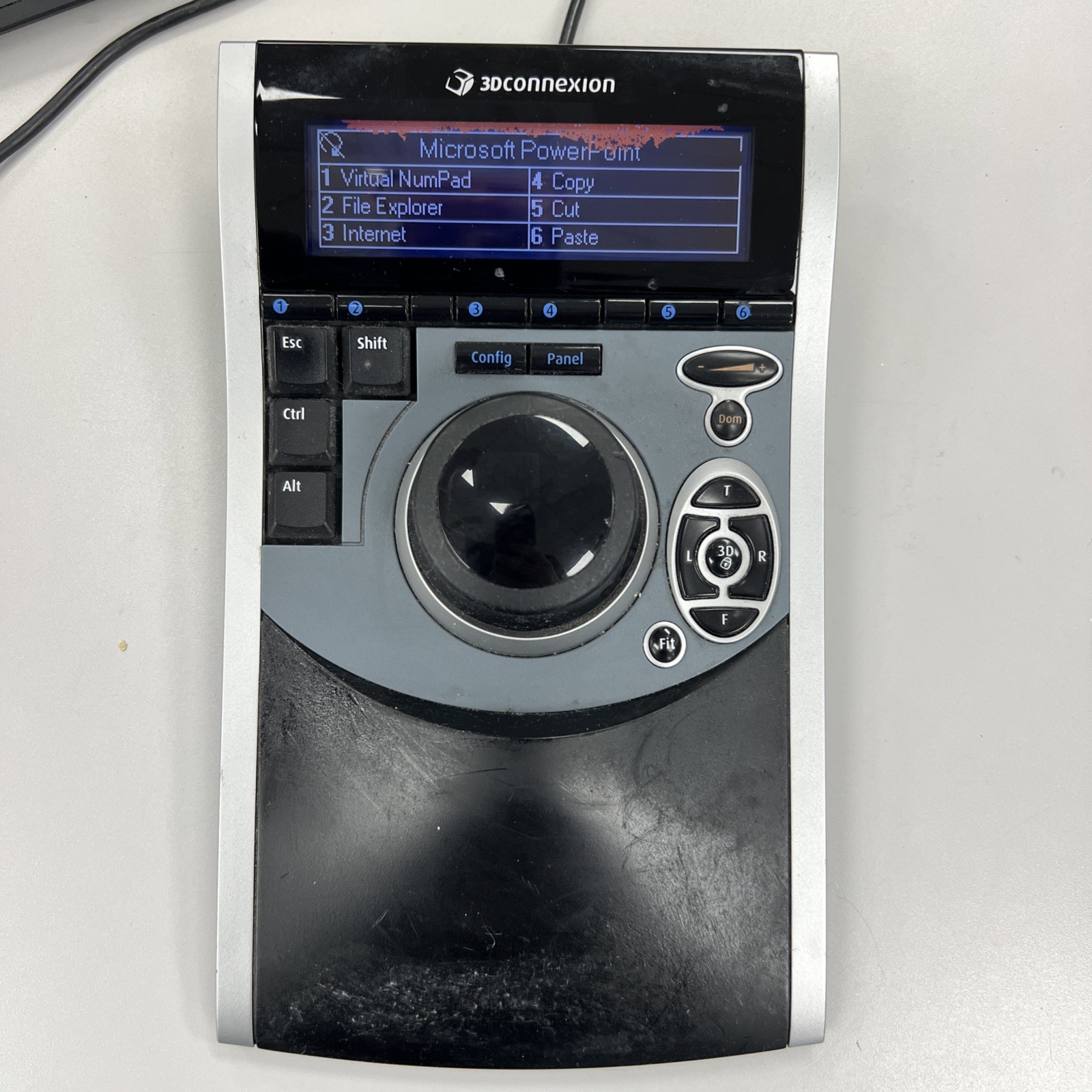 3DConnexion Logitech SpacePilot SP-1 USB 3D Motion Controller - Working 