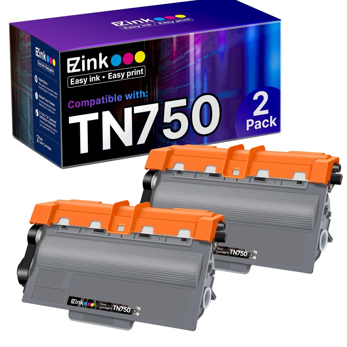 E-Z Ink TN750 Toner Cartridge for Brother