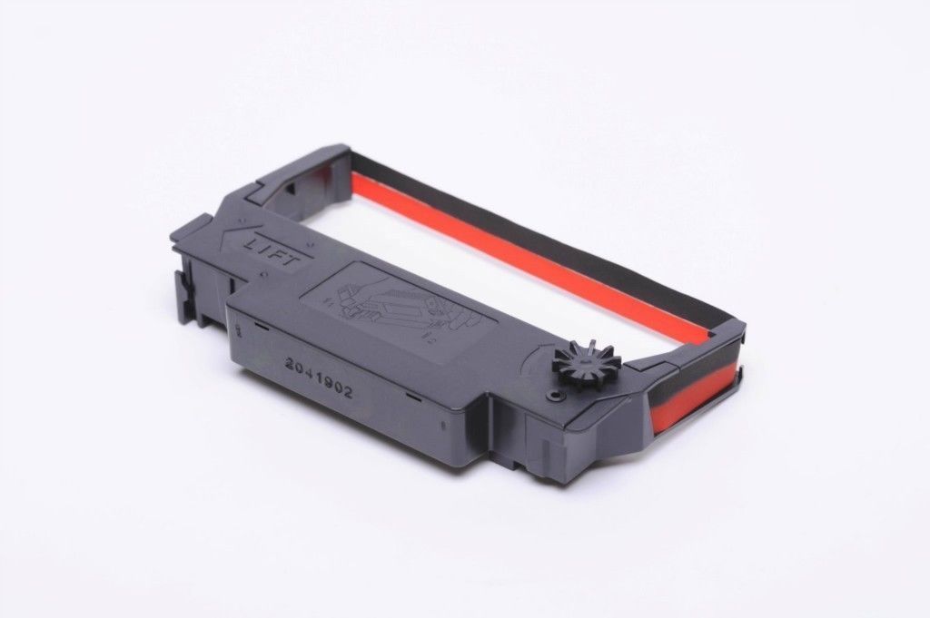 6 RIBBONS FOR EPSON ERC-30 / ERC-34 / ERC-38 Ribbons - Black/Red ERC30/34/38BR