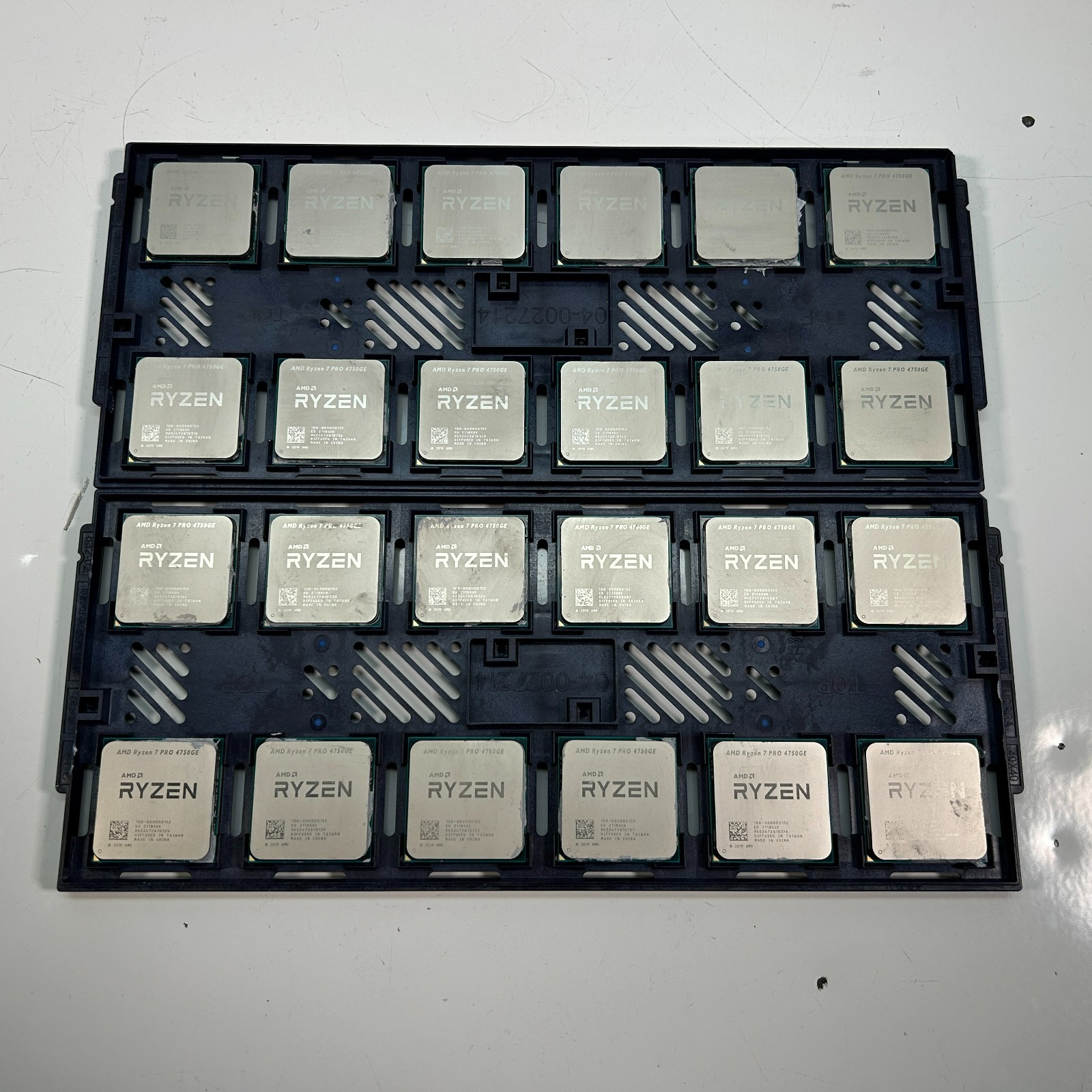 AMD Ryzen 7 PRO 4750GE 3.1GHz 8-Core AM4 Desktop CPU Lot of 24 Working Pull