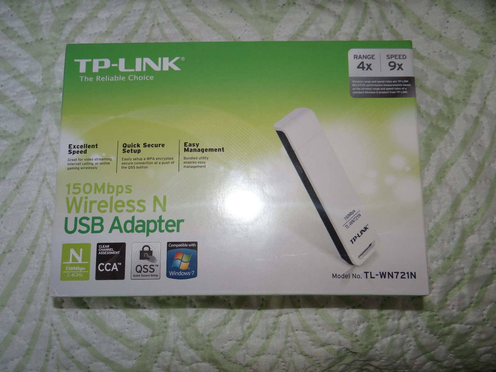 BRAND NEW: TP Link Wireless N USB Adapter 150 Mbps Model TL-WN721N