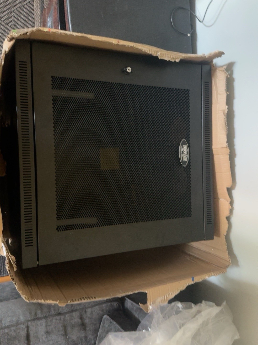 Tripp Lite 12U Wall Mount Rack Enclosure - Black (SRW12UG)